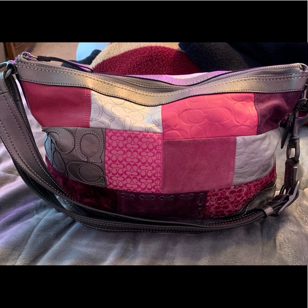 Coach Authentic Patchwork Hangbag